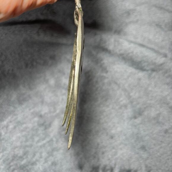 UGO BELLINI fork spoon set cherub lions silver plate vintage - Picture 5 of 11